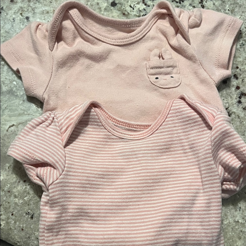 Carter's Soft Pink Baby Onesie